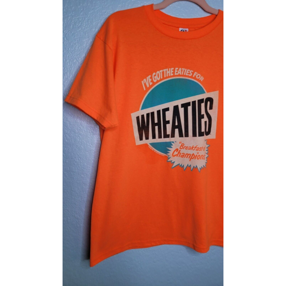 Wheaties * Breakfast of Champions Cereal Shirt General Mills Optima Tag Size Med - Picture 4 of 9